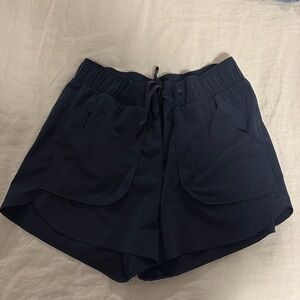 all in motion Navy Drawstring Athletic Shorts with Pockets, S